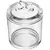 Pote Bird Pequeno em Cristal com Tampa da Wolff – 8,5x11,5cm - Ella Domus