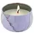 Vela Aromática Decorativa em Lata de Metal com Tampa e Tons Rosa e Roxo - 7 x 5 cm na internet