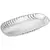 Travessa Decorativa Oval de Vidro da Lyor - 32,5x12,5x3cm - Ella Domus