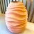 Vaso Coral Cor Caramelo Fosco em Cerâmica - 28x18cm - comprar online