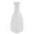 Vaso Decorativo Tulipa Pequeno em Cerâmica Branca e Design Canelado – 15x7cm na internet