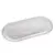 Travessa Oval Pearl em Cristal Transparente da Wolff – 24x12cm - loja online