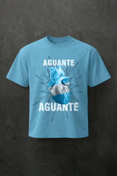 Remera unisex "Aguante corazón aguante" - VAMOS CARAJO