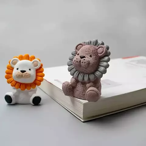 Molde de Silicón para Vela en forma de Leon