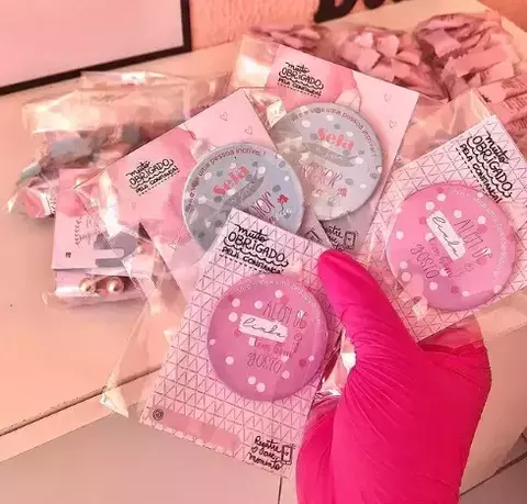 Espelhos de Bolsa com Cartão