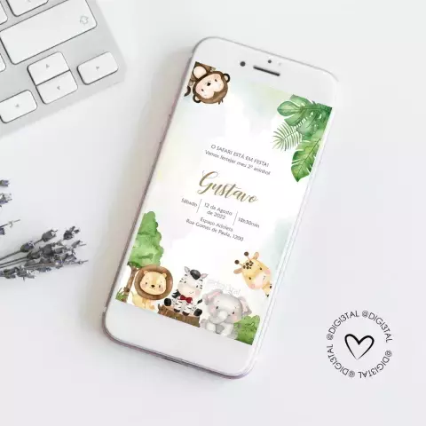 Convite Digital | Aniversário - comprar online