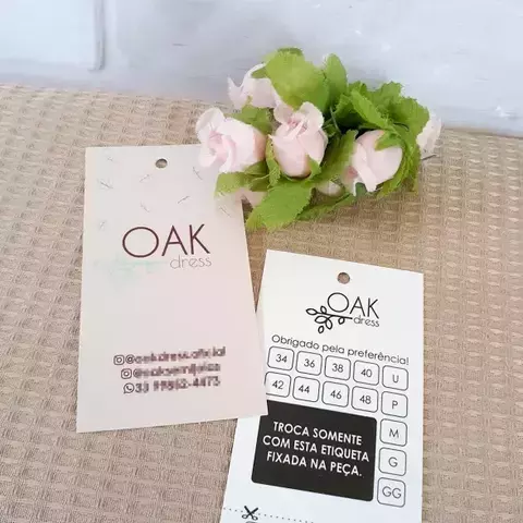 Tag para Roupas | 300g