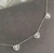 Imagem do Choker Luxo Corações Shine Cristal – Prata 925