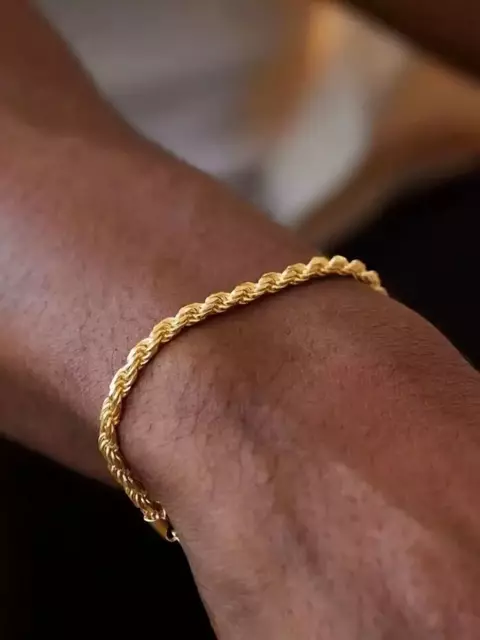 pulseira torcida de aço inoxidável - comprar online