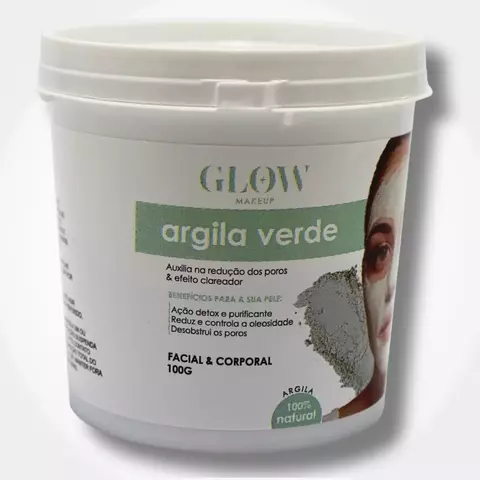 Argila verde Glow Make Up