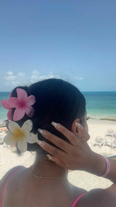 Clips Florales Hawaianos – Tropicoqueta - Capelli silk - Suavidad para tu cabello 