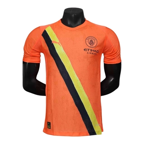 Camisa Manchester City Edição especial Mundial de Clubes Goleiro II 25/26 - Jogador Puma Masculina - Laranja