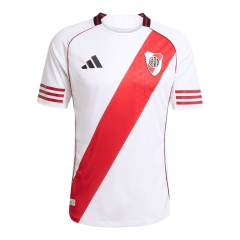 Camisa River Plate I 25/26 - Torcedor Adidas Masculina - Branca e vermelha