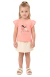 Conjunto de blusa em meia malha e short saia em moletom | BEE LOOP