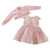 3373 VESTIDO COM BOLERO BEBÊ MENINA - comprar online