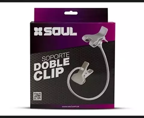 soporte SOUL DOBLE CLIP pinza