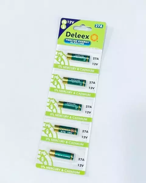 Pila 27A 12V Deleex ALKALINE X5u