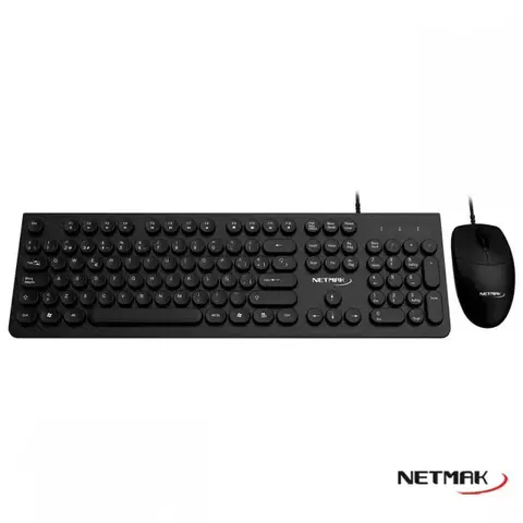 Combo mouse teclado Netmak NM-KB258-W