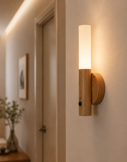 Luminária Arandela Led Magnética Sensor Recarregável Luxo