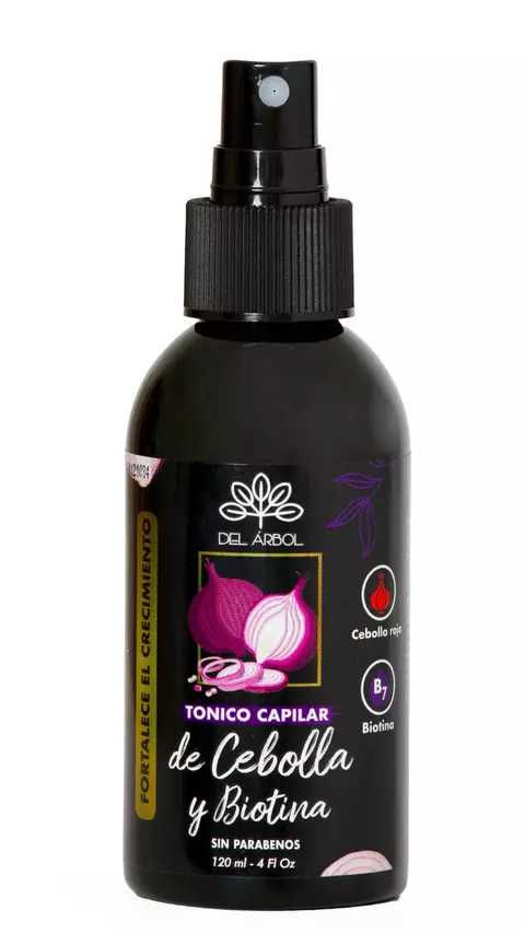 TONICO CAPILAR DE CEBOLLA Y BIOTINA-DEL ÁRBOL