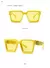 Imagem do Shuuna retro quadrado óculos de sol feminino marca designer estilos verão doce