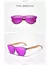 Kingseven óculos de sol feminino natural bubinga óculos de sol de madeira masculino - Tudo Aqui Store