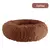 Quente macio longo pelúcia pet cama, Donut Dog Bed, pequeno e grande cão casa,
