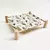 Lona de madeira elevada cama, casa, redes, lounge cama para pequenos coelho gatos e cães, durável pet.