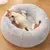 Quente macio longo pelúcia pet cama, Donut Dog Bed, pequeno e grande cão casa, na internet