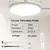 Impermeável LED teto Lâmpada Painel, Banheiro Luz de teto, Iluminação Interior, quarto, sala na internet