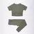 2/3/5 pçs sem costura feminino conjunto de yoga treino roupas esportivas ginás - Tudo Aqui Store