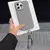 Moda bonito textura de couro doce com alça de pulso caso para iphone 15 14 11 12 13 16 pro max plus - Tudo Aqui Store
