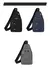 Bolsa de peito masculina de um ombro crossbody bolsa grande capacidade esportes ao ar livre - loja online
