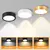 Imagem do Spot led para baixo luz lâmpada do teto AC85-265V superfície montada para baixo
