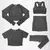2/3/5 pçs sem costura feminino conjunto de yoga treino roupas esportivas ginás - loja online