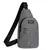 Imagem do Bolsa de peito masculina de um ombro crossbody bolsa grande capacidade esportes ao ar livre