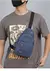 Bolsa de peito masculina de um ombro crossbody bolsa grande capacidade esportes ao ar livre - comprar online