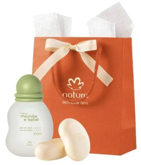 Kit Mamãe e Bebê - Colônia 100ml + 2 Sabonetes 100g - Natura 267724