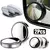 Imagem do Round Frame Convex Blind Spot Mirror, espelho retrovisor claro ajustável, grand