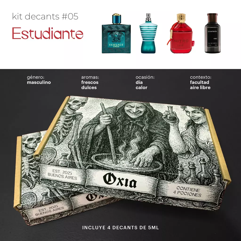 Kit ESTUDIANTE para Hombres - Fragancias frescas para la Facultad