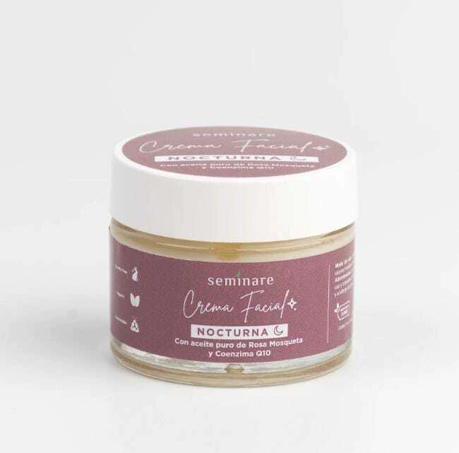 Crema Facial de Noche con Rosa Mosqueta