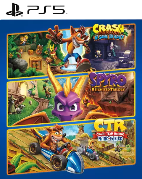 Crash Bandicoot N. Sane Trilogy + Spyro Reignited Trilogy + Crash Team Racing Nitro-Fueled | Primaria PS5 - buy online