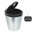 Lixeira Cesto 10 Litros Tampa Click Label Redonda Cor Prata Inox - comprar online