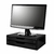 Suporte de Monitor de Madeira com 2 Gavetas Preto - MAGAZZINE MAIA