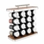 Conjunto 16 Potes de Condimentos Vidro 80ml - Inox - loja online