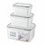 Conjunto 3 Potes Herméticos Com Cesto - Branca - comprar online