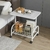 Mesa Lateral Multiuso Com Rodinhas - Branca - loja online