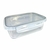 Imagem do Pote de vidro hermetico para alimentos com tampa plastica 1040ml