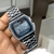 Relógio Casio WR Vintage Prata Preto Metal Basico