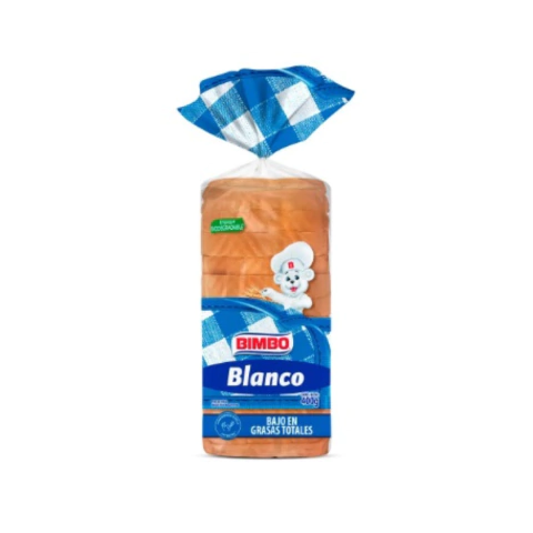 28002 - PAN BIMBO BLANCO BOLSA X 400G